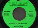 EVAROS: Dedicated To The One I Love 45 (very sl lbl wear) Soul