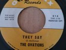 Ovations - They Say Northern Soul Vinyl 45 Goldwax
