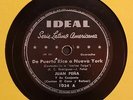 JUAN PENA Y SU CONJUNTO / DE PUERTO RICO A NUEVA YORK / PENSANDO EN TI  / 78 RPM