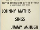 JOHNNY MATHIS SINGS JIMMY McHUGH Columbia 45 w/ promo sleeve PS 1961 7” HEAR