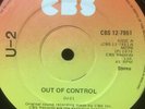 RARE U-2 Out Of Control 12” Vinyl  Single | Stories For Boys | Boy/Girl
