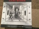 Gary Moore Corridors Of Power LP With Sticker Signed By Gary. Embossed Sleeve 82