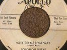 Solomon Burke - Why Do Me That Way / I'm In Love (Apollo 487) Rare Jump RnB