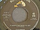 H.B. BARNUM It Hurts Too Much To Cry 1962 Northern Soul RCA VICTOR 47-8112