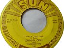 JOHNNY CASH* I Walk The Line* Get Rhythm* SUN 241 Rockabilly 45* 1st Press VG++