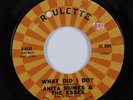 Northern Soul 45 ANITA HUMES & THE ESSEX What Did I Do? ROULETTE HEAR