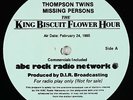 Thompson Twins/Missing Persons - King Biscuit Flower Hour '85 2xLP - DIR VG++