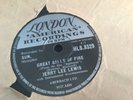 JERRY LEE LEWIS GREAT BALLS OF FIRE RECORD 78 rpm
