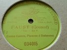 EMMA EAMES, PLANCON & DALMORES FAUST TRIO GRAMOPHONE MONARCH 034015