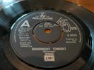 McCARTNEY WINGS Goodnight Tonight G/G DEMO PROMO Apple BEATLES Rare UK