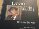Dean Martin Return To Me Book By John Chintala And Essay By Billy Vera