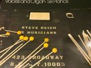 STEVE REICH: DRUMMING-MUSIC FOR MALLET-VOICES & ORGAN-3 LP BOX SET-BOOKLET