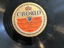 Teddy Lang & His Orchestra 1933 Crown 3463 78 RPM Depression Hot Jazz Dance