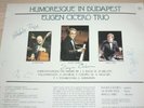 Eugen Cicero Trio Signed LP - Humoresque IN Budapest / Slpx 37301 Press IN VG