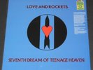 LOVE AND ROCKETS seventh dream USA LP new BLUE VINYL limited #0214/1500 bauhaus