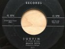 Beach Boys 45 - Surfin / Luau - X Records - 1961 - Brian Wilson Mike Love - 301