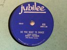 BOBBY FREEMAN DO YOU WANT TO DANCE JUBILEE 78 RPM