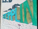 LED ZEPPELIN LIVE ON BLUEBERRY HILL TMOQ ORIGINAL PRESS BLUE/SALMON PINK VINYL