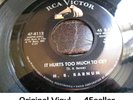HB BARNUM 'It Hurts Too Much To Cry' NM + Cover ORIGINAL northern soul 45