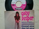 GABY VESPER Einmal eins das ist eins(Love is me,Love is you) *60s VOGUE Single*