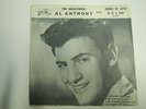 Rare Teen 45 picture sleeve ONLY Al Anthony Force of love on Down Beat No record