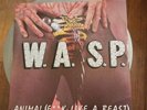 Vintage vinyl record W.A.S.P. Animal F**k Like A Beast Show No Mercy UK Import