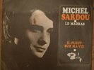 MICHEL SARDOU Le Madras rarissime 45 tours 2 titres 1965 (son premier)
