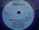 BLACK SABBATH - UBER RARE IRISH PRESS 45 - SABBATH BLOODY SABBATH / CHANGES 1973