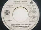 Hot Rod Lincoln DJ Promo Copy Commander Cody And His Lost Planet Airmen 45 RPM
