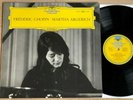 MARTHA ARGERICH Piano Sonata, Polonaise CHOPIN 1960s ED1 TULIP DGG STEREO MINT