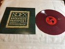 NoFX Backstage Passport Red With Gold Splatter Fat Wreck Lagwagon