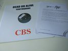 DEAD OR ALIVE *YOUTHQUAKE* LP 1984 RADIO COPY PORTUGUESE WITH PRESS RELEASE EXC