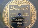 BENNY GOODMAN'S BOYS Clarinetitis & Blue GLENN MILLER 1928 FRENCH BRUNSWICK 78