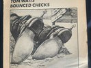 Tom Waits - Bounced Checks LP Unofficial Release 1979 Live At Troubadour RARE