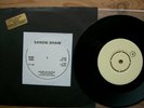 SANDIE SHAW THE SMITHS HAND IN GLOVE TEST LABEL COPY PLUGGER STICKER MORRISSEY