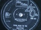 NORTHERN SOUL CHRIS CLARK - FROM HEAD TO TOE - TAMLA MOTOWN TMG 624 Original VG+