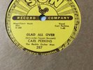 Carl Perkins Sun Records 78rpm Glad All Over/Lend me Your Comb NM