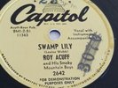 ROY ACUFF SWAMP LILY/SWEEP AROUND YOUR OWN BACK DOOR RARE PROMOTIONAL 78 GOOD