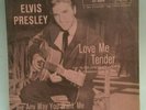 Elvis Presley  LOVE ME TENDER (GREAT ROCK N ROLL 45/PS) PLAYS VG+