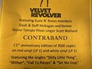 VELVET REVOLVER 2LP CONTRABAND NUMBERED RED + WHITE VINYL