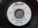 RARE MICHIGAN GARAGE ROCKABILLY-FENTON RECORDS 2022-BENNIE CAREW-KANSAS CITY-45