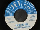 JAMES DUHON / TAL ARMSTRONG: Grave Yard Creep / Color Me Soul 45 (Texas) Funk