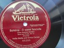 Nellie Melba & Enrico Caruso 78rpm Single 12-inch Victrola Records #95200 Boheme