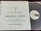 Audiophile Jean Champeil Bach Sonatas Suites LP Vega C 30 S 208 ED1
