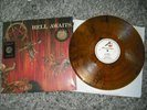 SLAYER - Hell Awaits LP Amber/Smoke (Ocher) Vinyl + Poster & Lyric Sheet ;Sodom