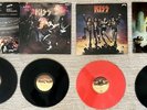 3 KISS Albums - Alive NBLP 7020, Love Gun NBLP 7057, Destroyer CAL 2009 Red Vnyl