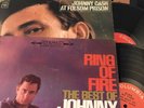 3 albums JOHNNY CASH - Folsom Prison, Ring Of Fire-Columbia, Lorena-Harmony VTG