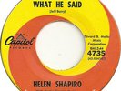 Helen Shapiro - Tell Me What He Said (7