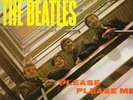 BEATLES PLEASE PLEASE ME LP VINYL 14 track black/white/silver label design stere