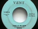 the ETHICS 45 Look at me now Think about tomorrow VENT soul VG Mg 285